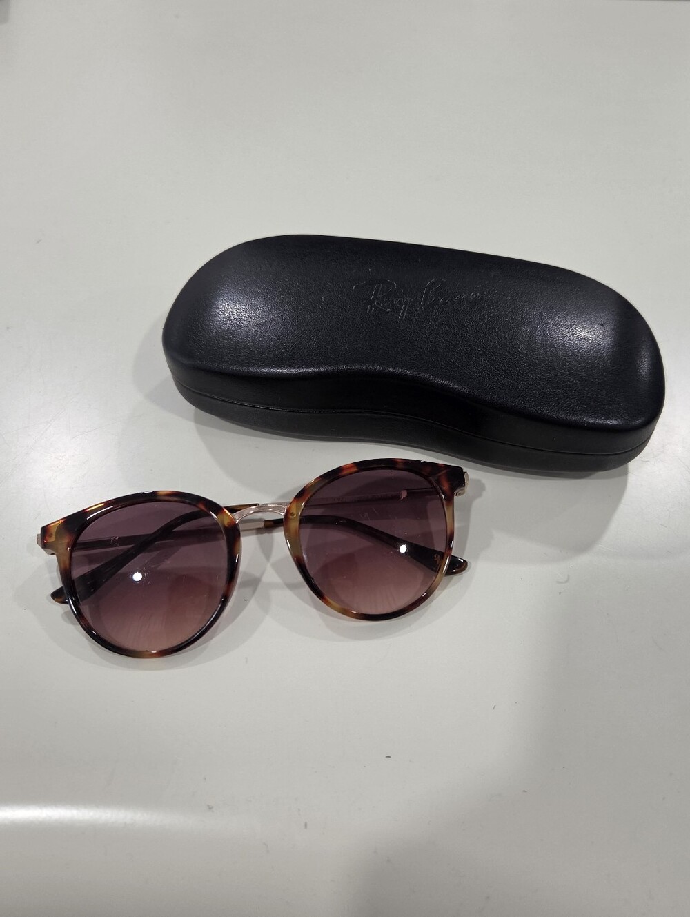 Nine West Tortoiseshell Sunglasses with Brown Gradient Lenses